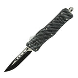 Automatic OTF Knife w/ Belt Clip - Tophatter's Inc. Daily Deals Online Small Carbon Fiber Knife - Tophatter Daily Deals