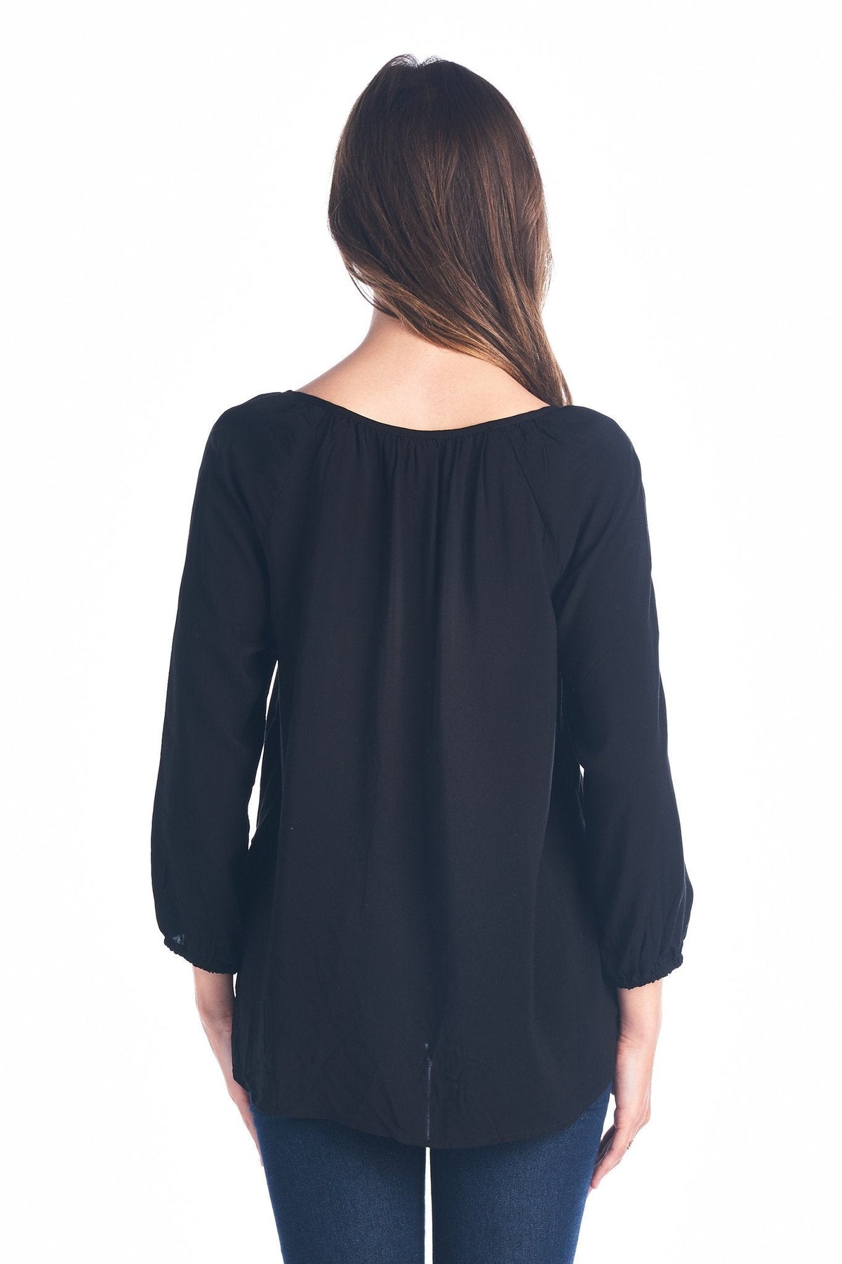 Women's Tassel Tie Loose Top Tops - Tophatter Daily Deals