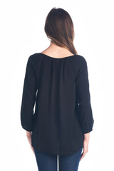 Women's Tassel Tie Loose Top Tops - Tophatter Daily Deals