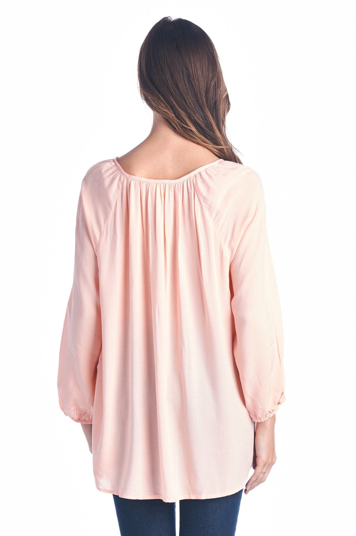 Women's Tassel Tie Loose Top Tops - Tophatter Daily Deals