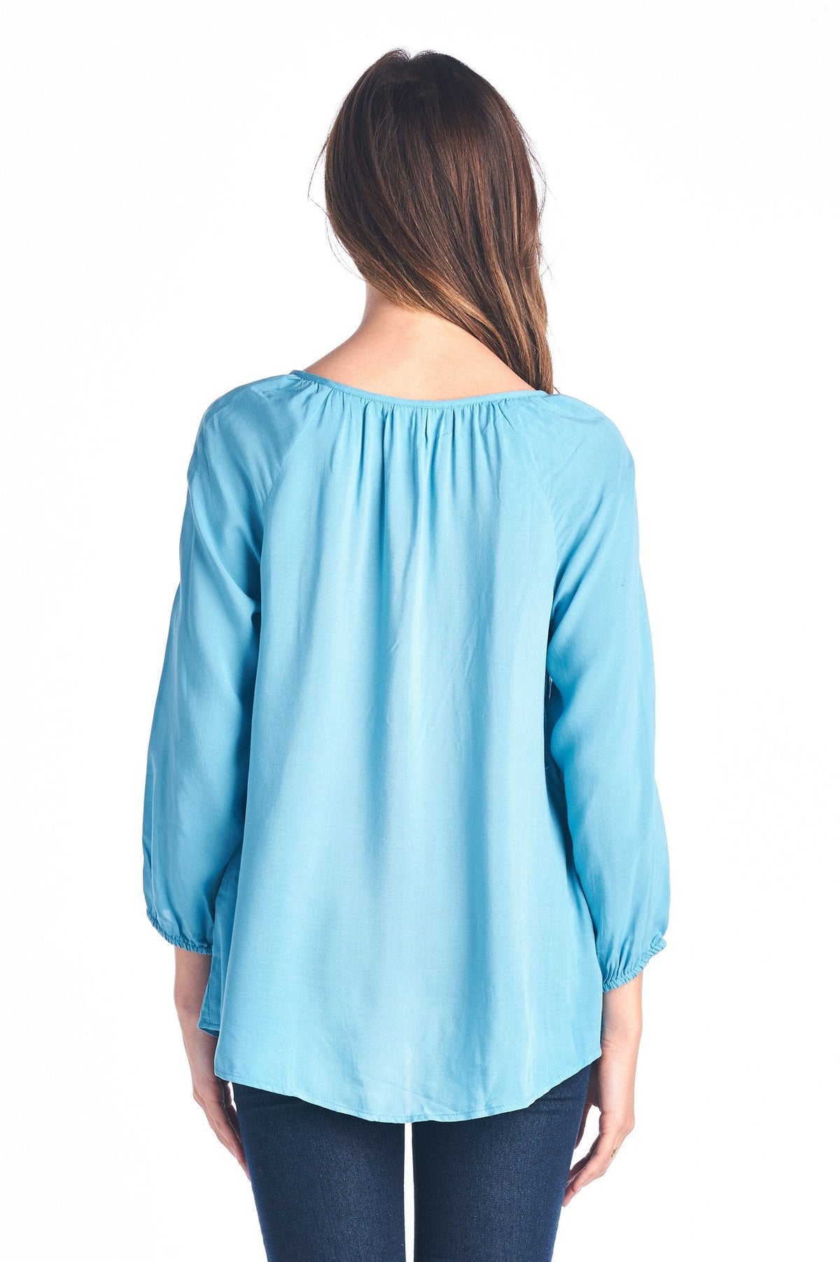 Women's Tassel Tie Loose Top Tops - Tophatter Daily Deals