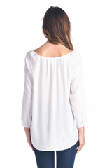 Women's Tassel Tie Loose Top Tops - Tophatter Daily Deals