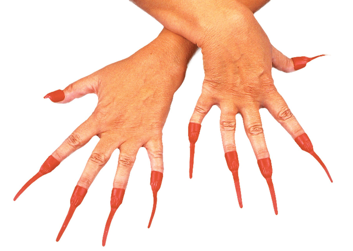 Nails Red Devil Costume Accessories - Tophatter Daily Deals