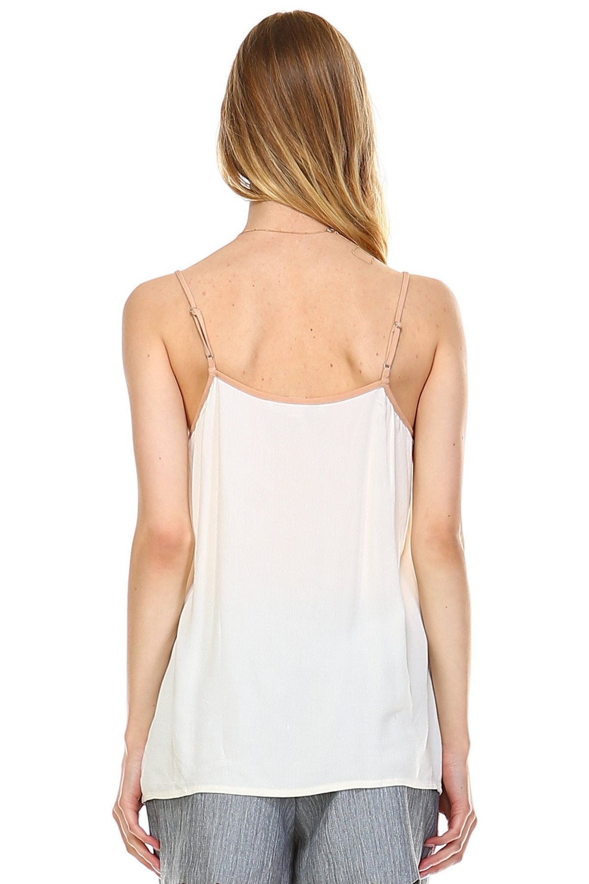 Women's V-neck Line Detail Lightweight Top Tops - Tophatter Daily Deals