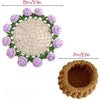 Handmade Crochet Coaster Lilac - Tophatter Daily Deals