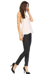 Women's Embroider Detail Halter Tank Tanks - Tophatter Daily Deals