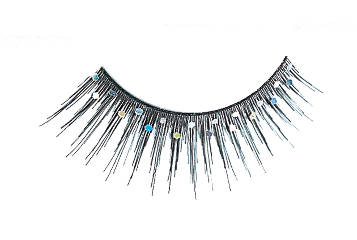 Eyelashes Black Glitter Costume Accessories - Tophatter Daily Deals