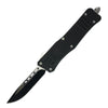 Automatic OTF Knife w/ Belt Clip - Tophatter's Inc. Daily Deals Online Black Knife - Tophatter Daily Deals