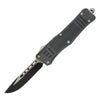 Automatic OTF Knife w/ Belt Clip - Tophatter's Inc. Daily Deals Online Large Gray Knife - Tophatter Daily Deals