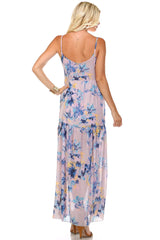 Women's Floral Printed Sleeveless Chiffon Maxi Dress Dresses / Maxi - Tophatter Daily Deals
