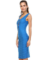 Women's Textured Knit Tank Dress Dresses / Midi - Tophatter Daily Deals