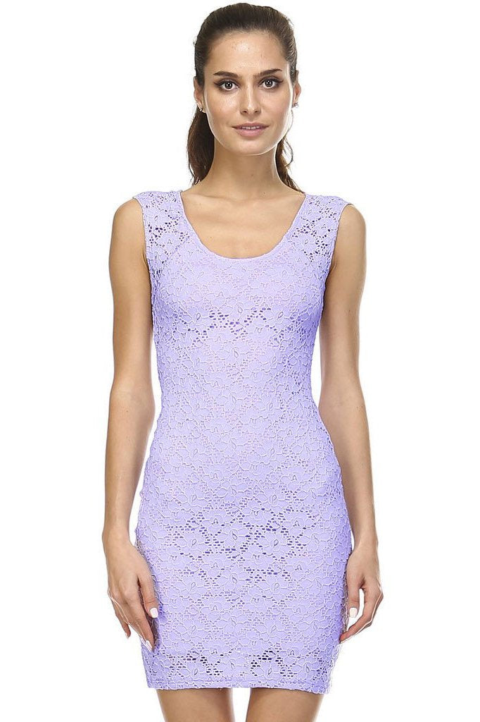 Women's Sleeveless Lace Bodycon Dress Dresses / Mini - Tophatter Daily Deals