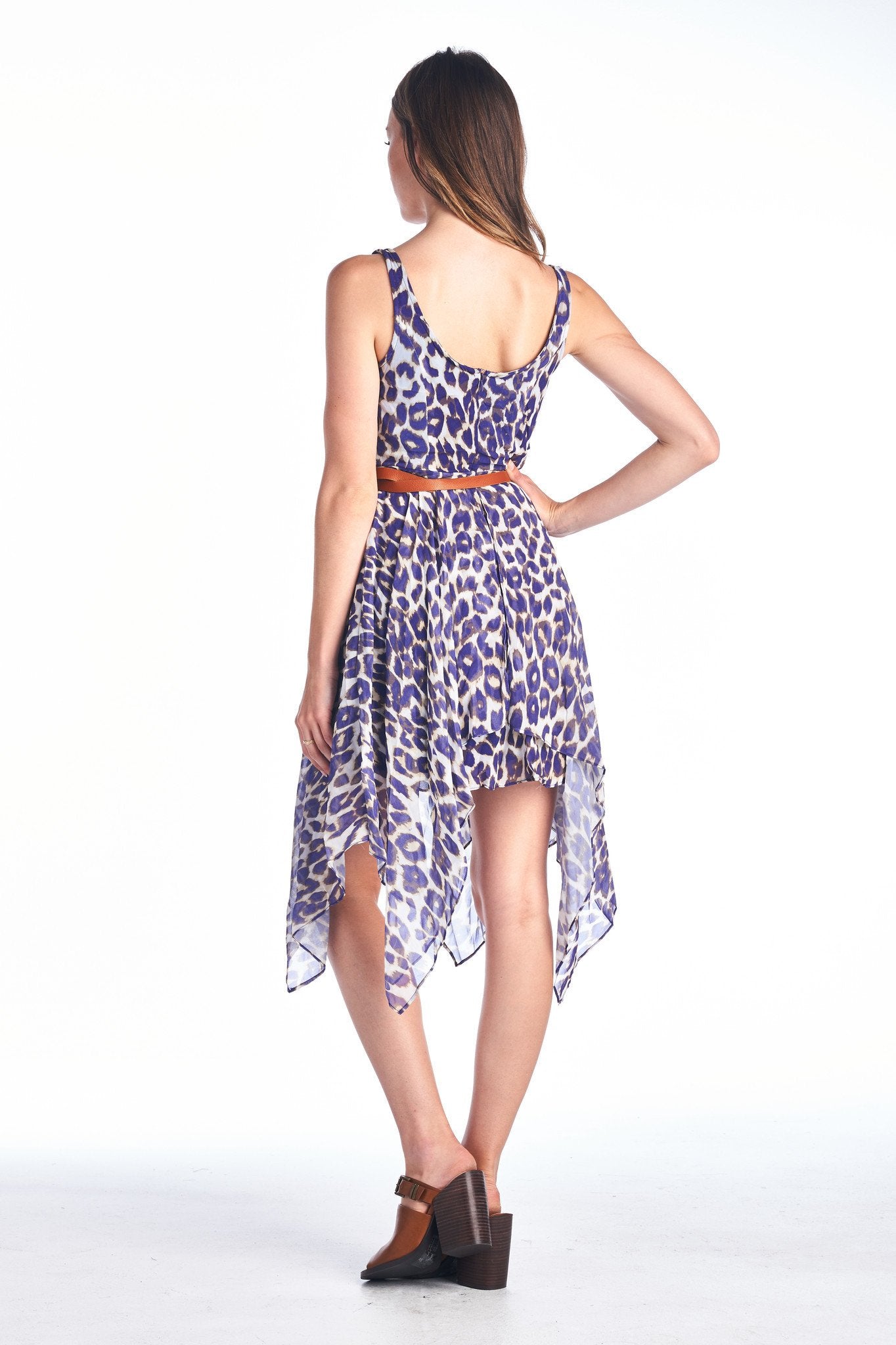 Women's Hi Low Dress with Waist Belt Dresses / Midi - Tophatter Daily Deals