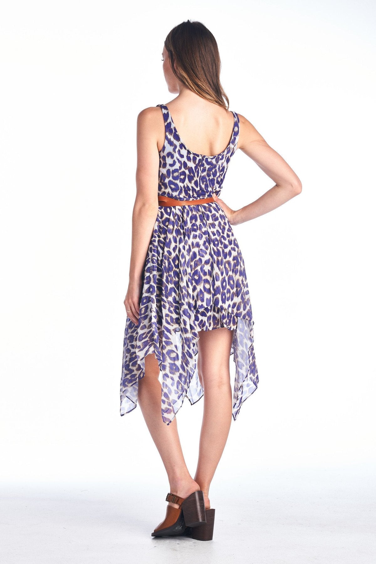 Women's Hi Low Dress with Waist Belt Dresses / Midi - Tophatter Daily Deals