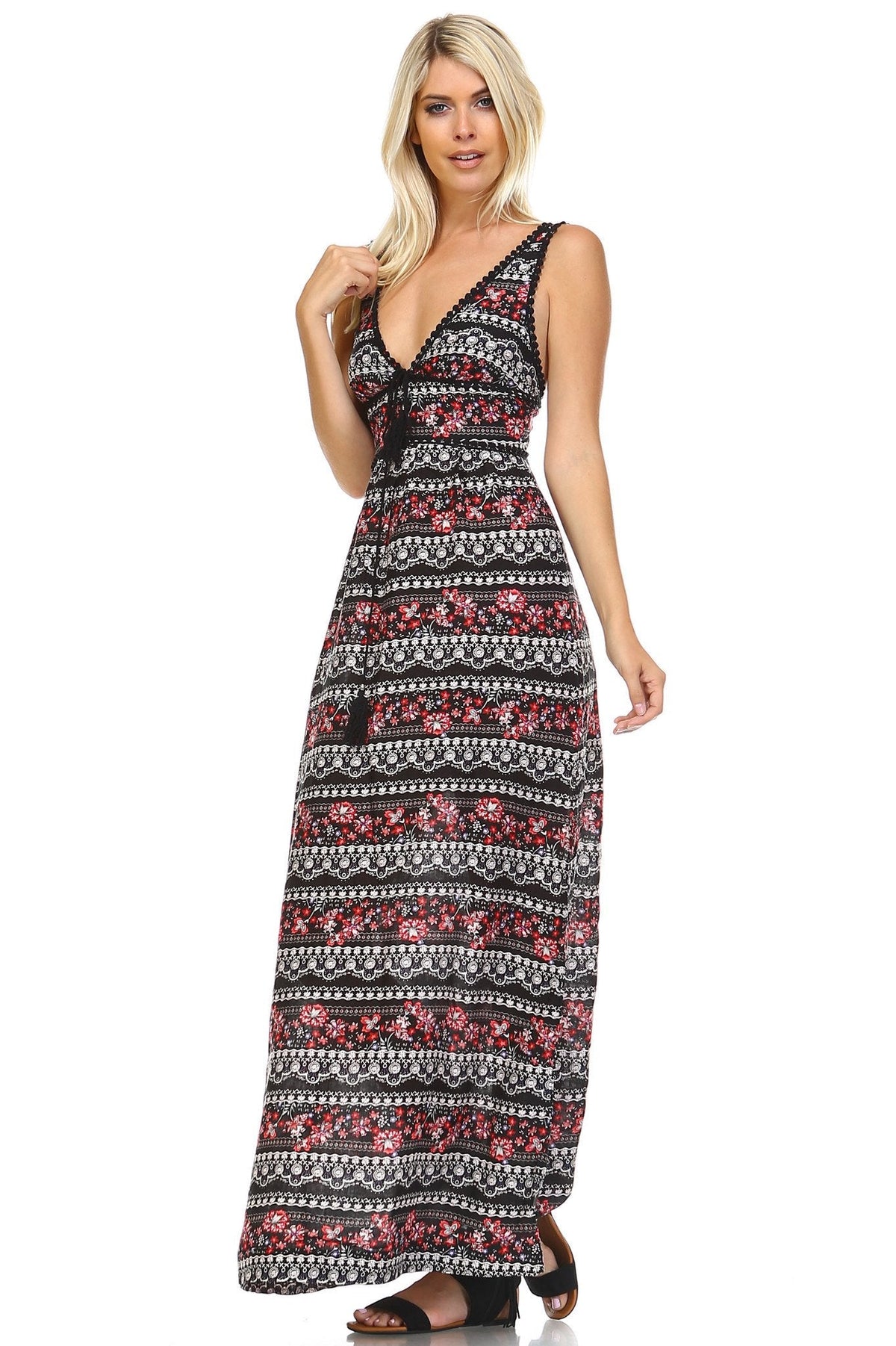 Women's Floral Printed Tank Dress Dresses / Maxi - Tophatter Daily Deals