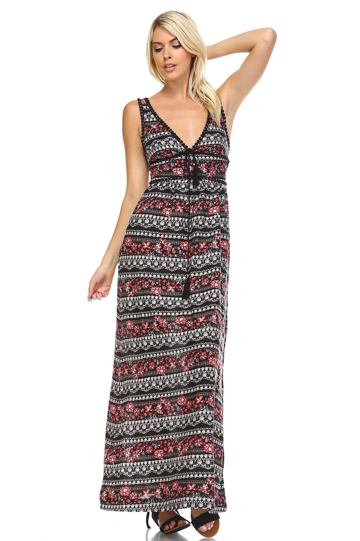 Women's Floral Printed Tank Dress Dresses / Maxi - Tophatter Daily Deals