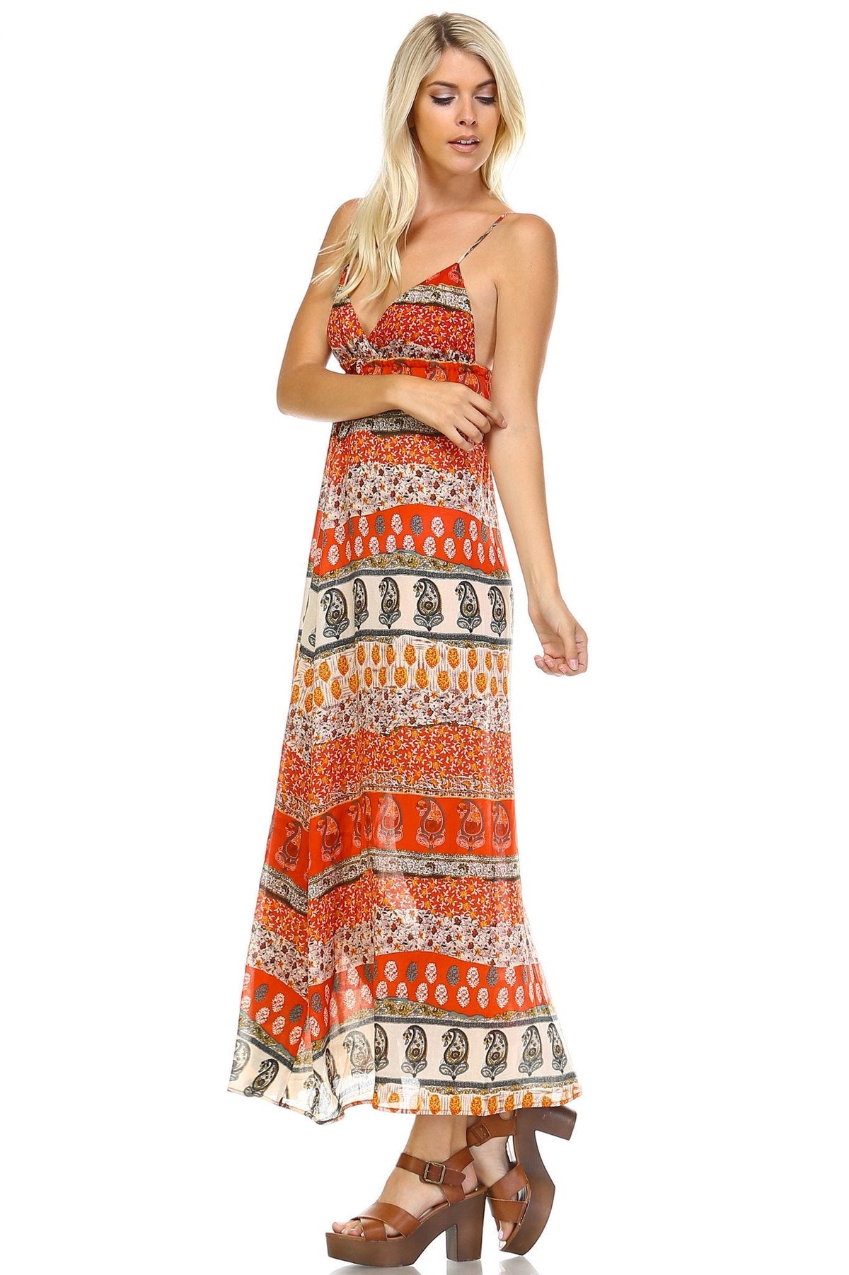 Women's Boho Printed Maxi Tank Dress Dresses / Maxi - Tophatter Daily Deals