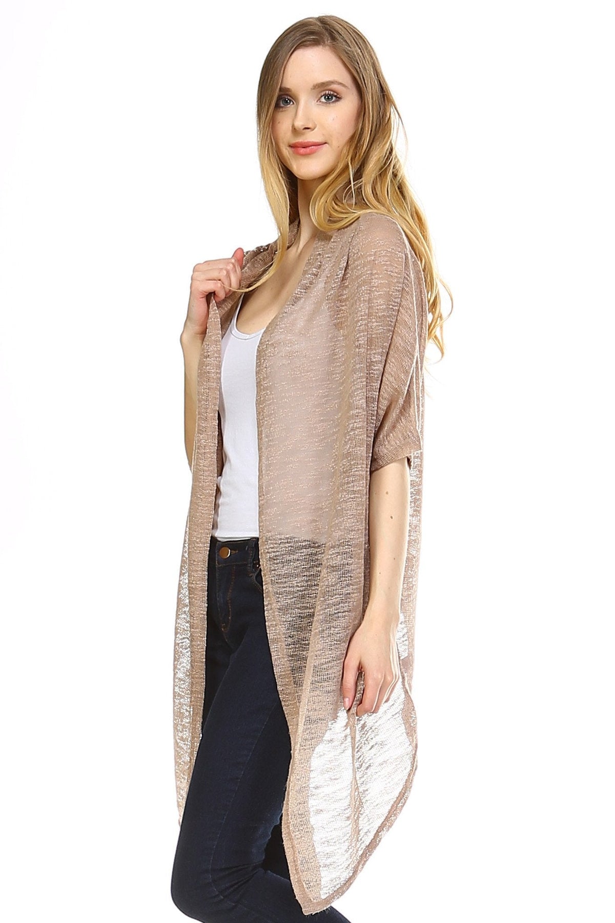 Women's Knit Cardigan Top Cardigan - Tophatter Daily Deals