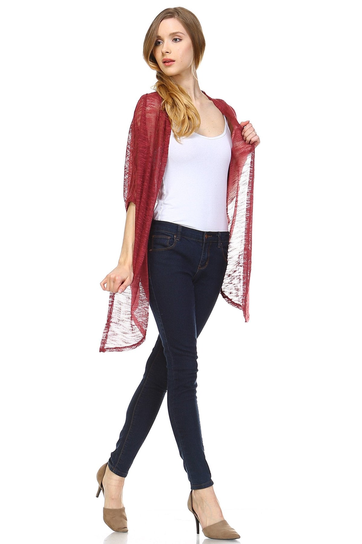 Women's Knit Cardigan Top Cardigan - Tophatter Daily Deals