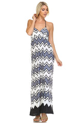 Women's Printed V-Neck Maxi Dress Dresses / Maxi - Tophatter Daily Deals