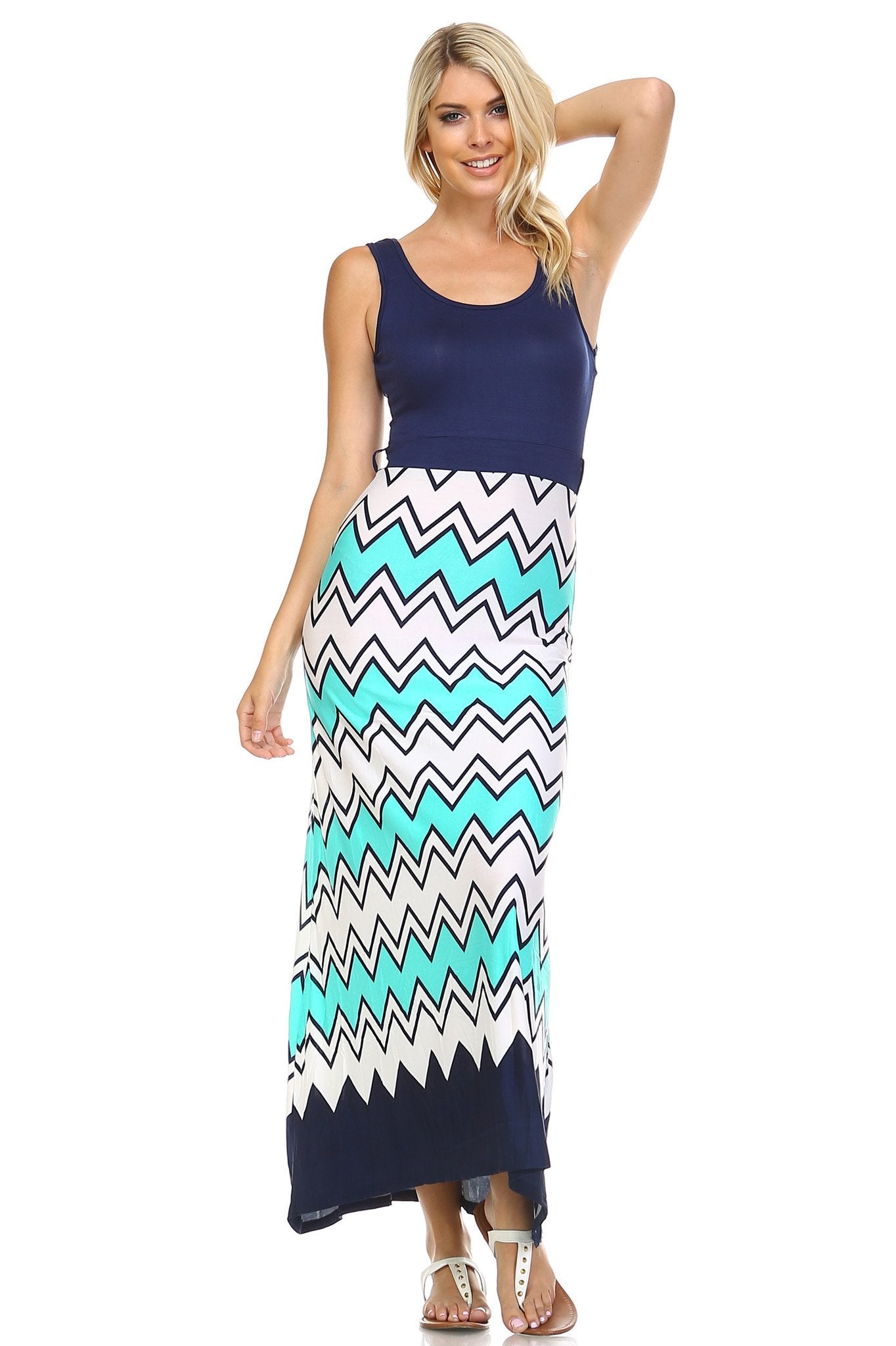 Women's Printed Maxi Dress Dresses / Maxi - Tophatter Daily Deals