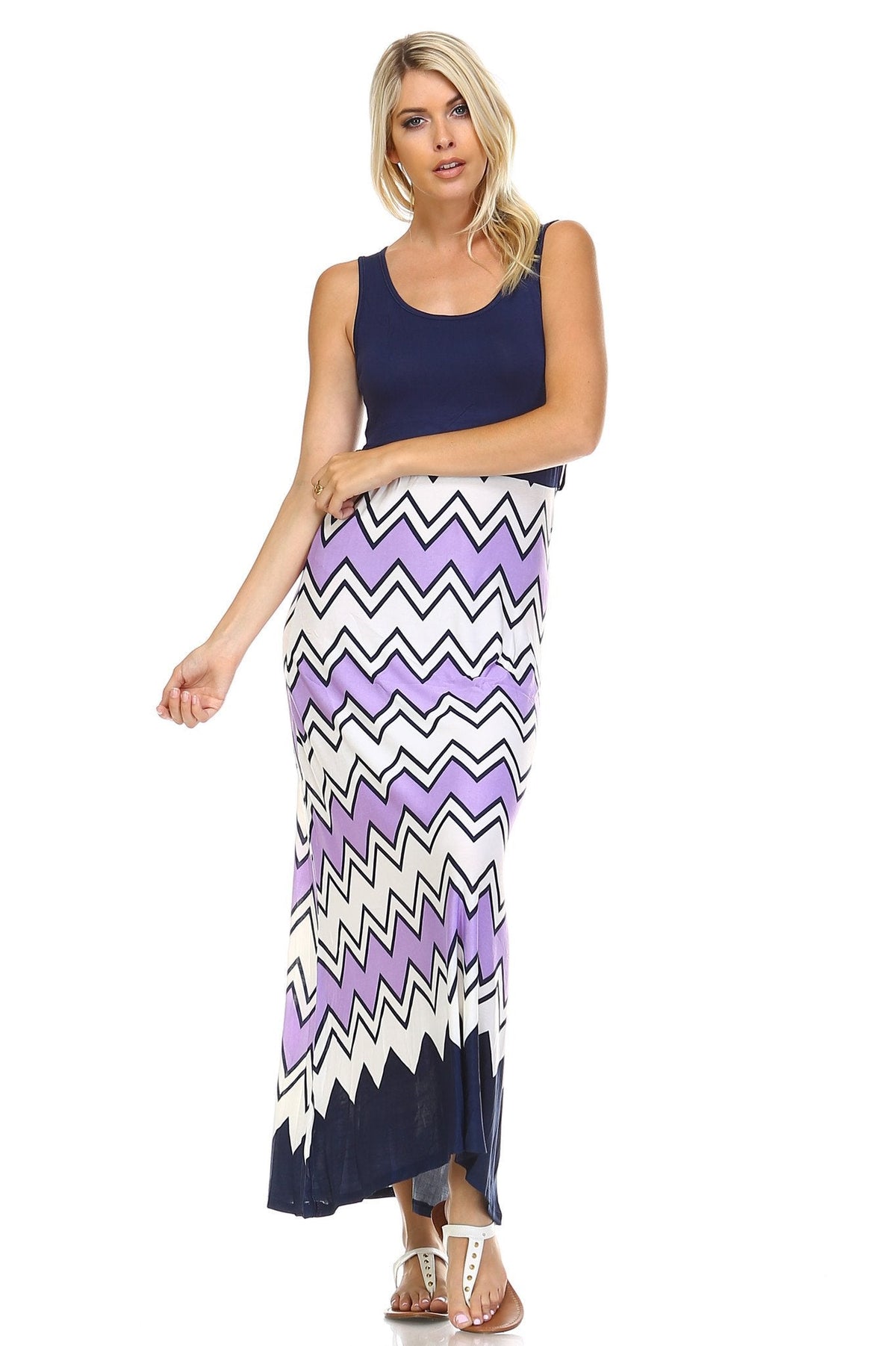 Women's Printed Maxi Dress Dresses / Maxi - Tophatter Daily Deals