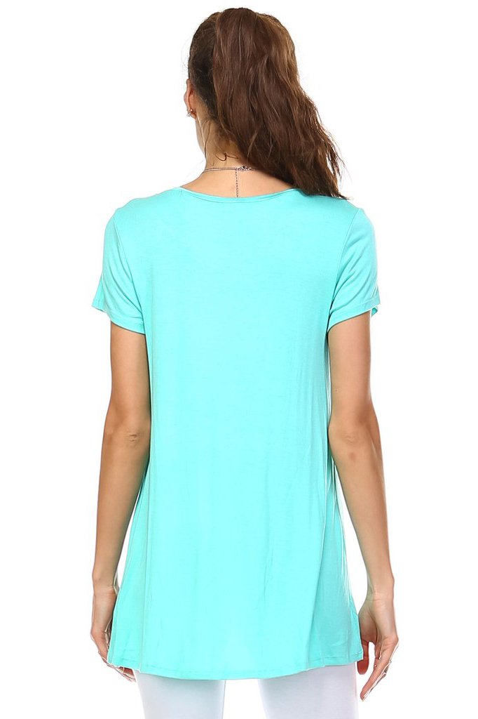 Women's Cap Sleeve Hi-Low Top Tops - Tophatter Daily Deals