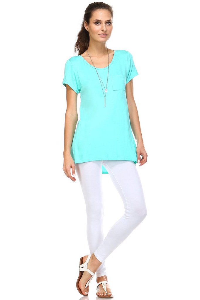 Women's Cap Sleeve Hi-Low Top Tops - Tophatter Daily Deals