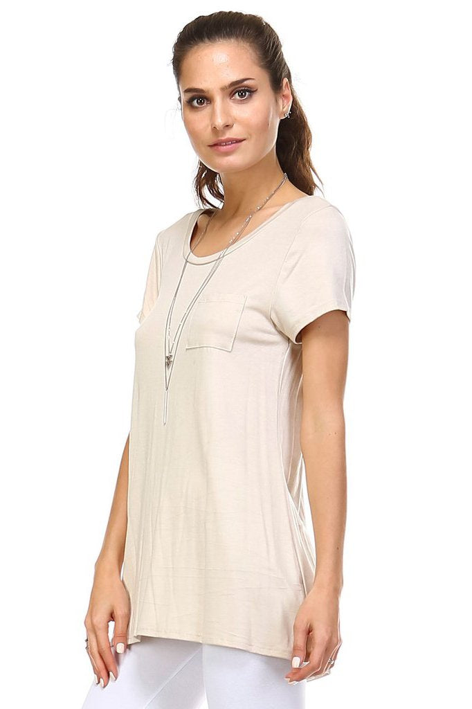 Women's Cap Sleeve Hi-Low Top Tops - Tophatter Daily Deals