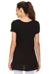 Women's Cap Sleeve Hi-Low Top Tops - Tophatter Daily Deals