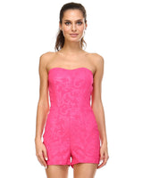 Women's Strapless Print Romper Romper - Tophatter Daily Deals