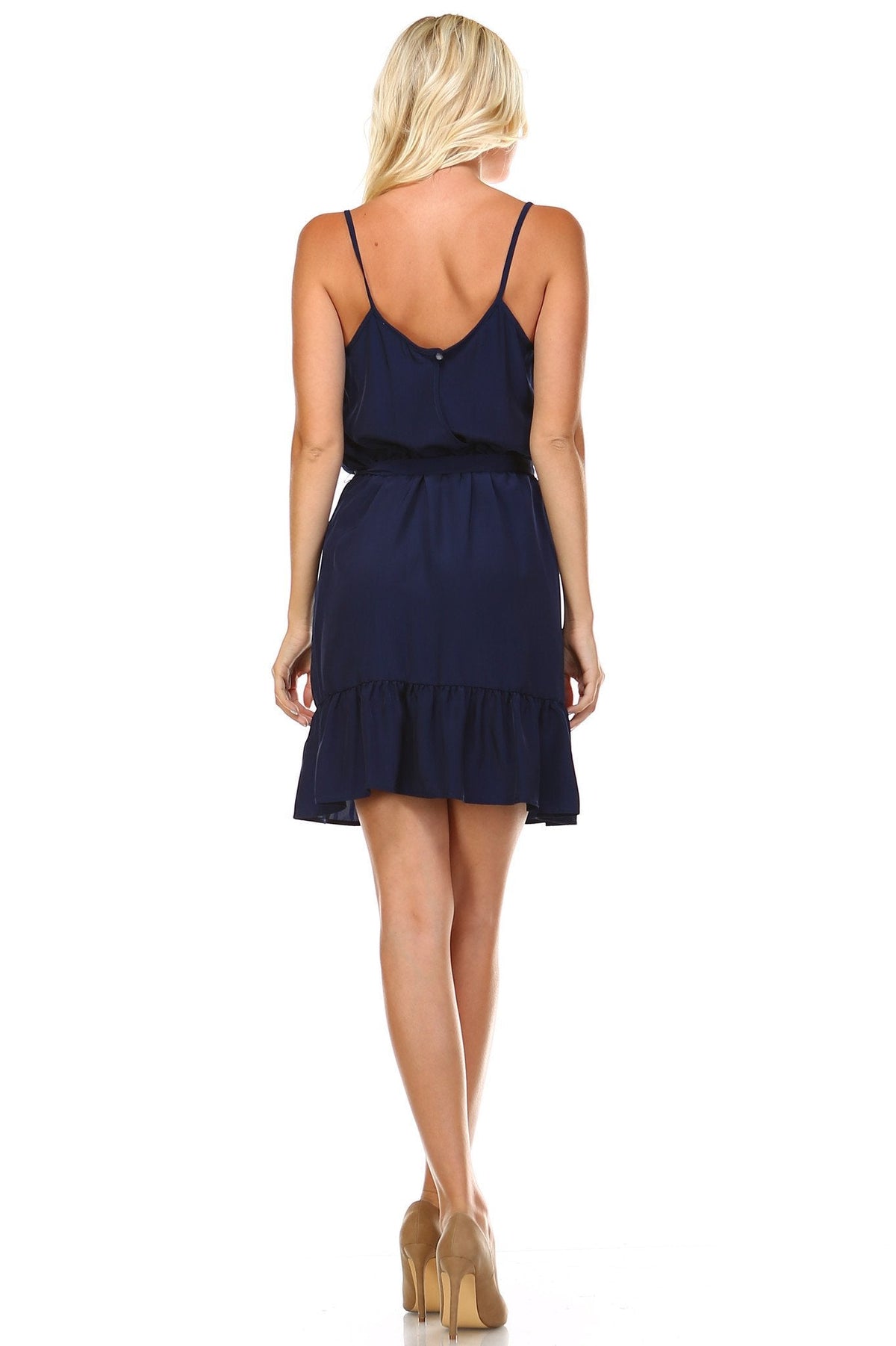 Women's Ruffle Detail Sleeveless Midi Dress Dresses / Midi - Tophatter Daily Deals