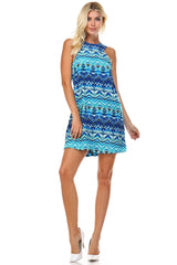 Women's High Neck Cut-Out Sleeveless Dress Dresses / Midi - Tophatter Daily Deals