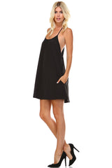 Women's Spaghetti-Strap Swing Dress Dresses / Mini - Tophatter Daily Deals