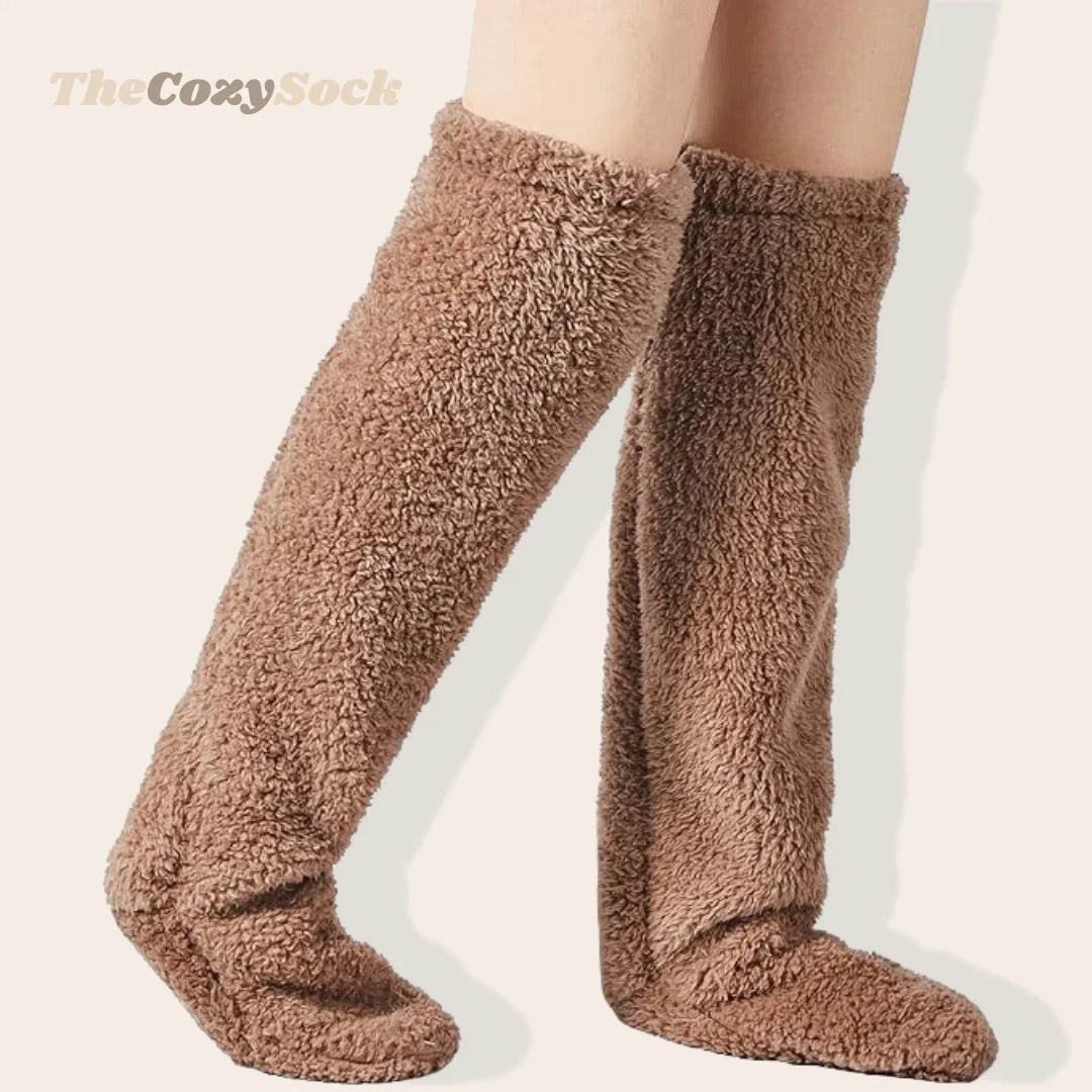Cozy Socks Brown - Tophatter Daily Deals