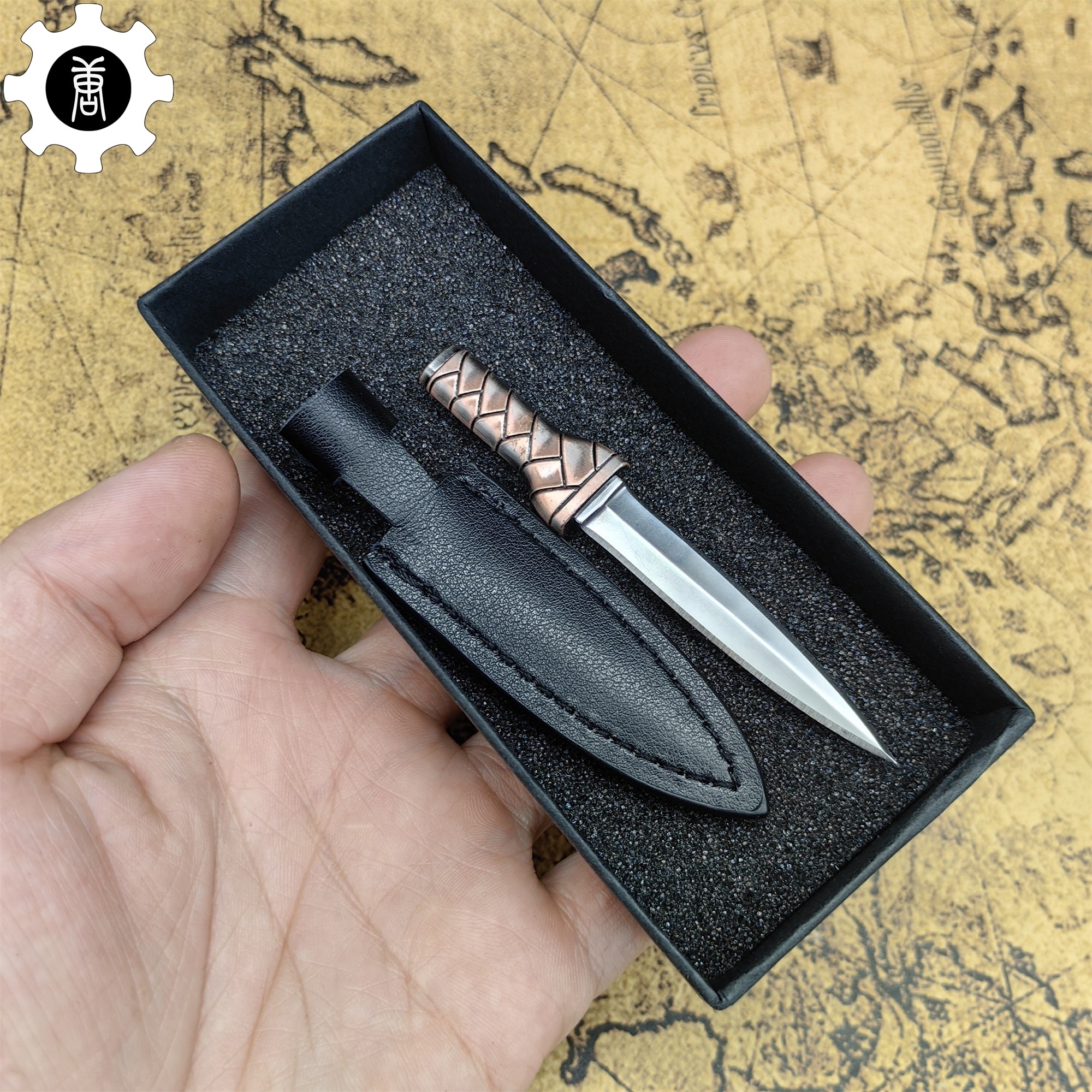 EDC Knife Mini Unboxing Tool 8 In 1 Pack Thorfinn Dagger - Tophatter Daily Deals