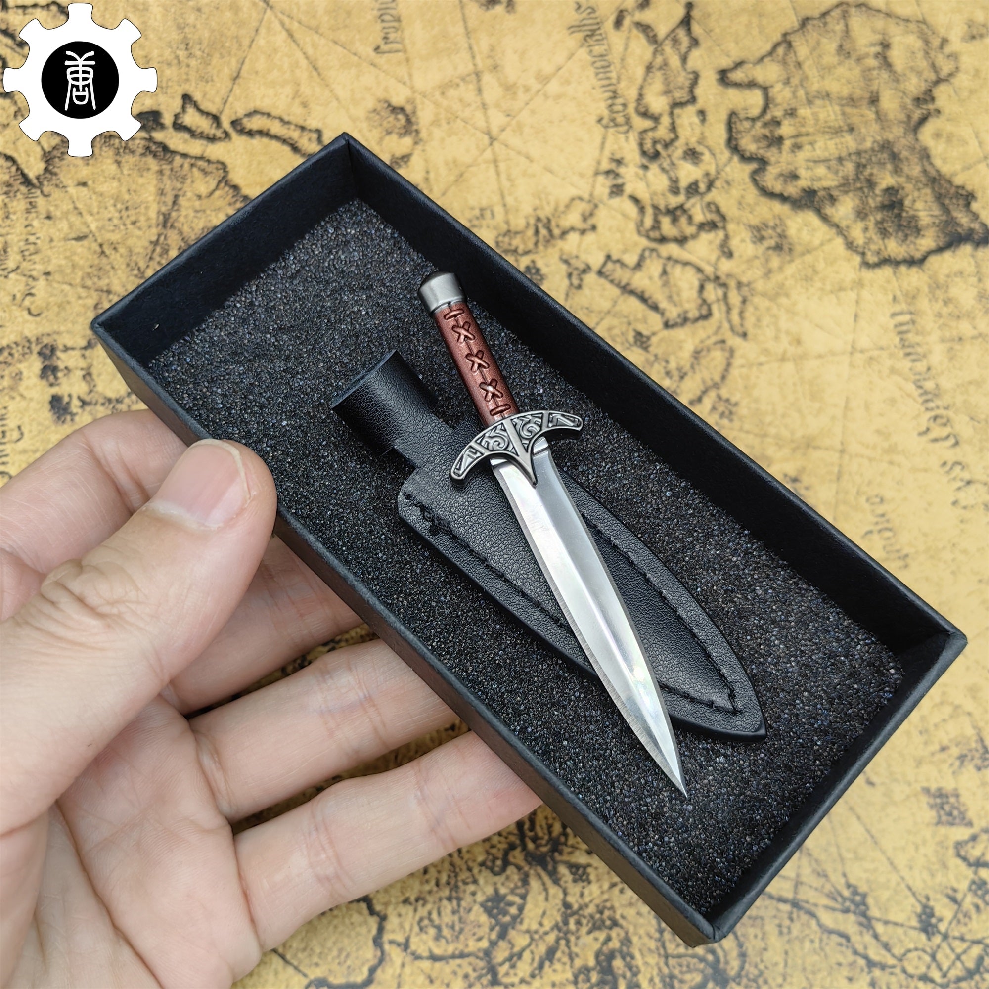 EDC Knife Mini Unboxing Tool 8 In 1 Pack Lucky Dagger - Tophatter Daily Deals