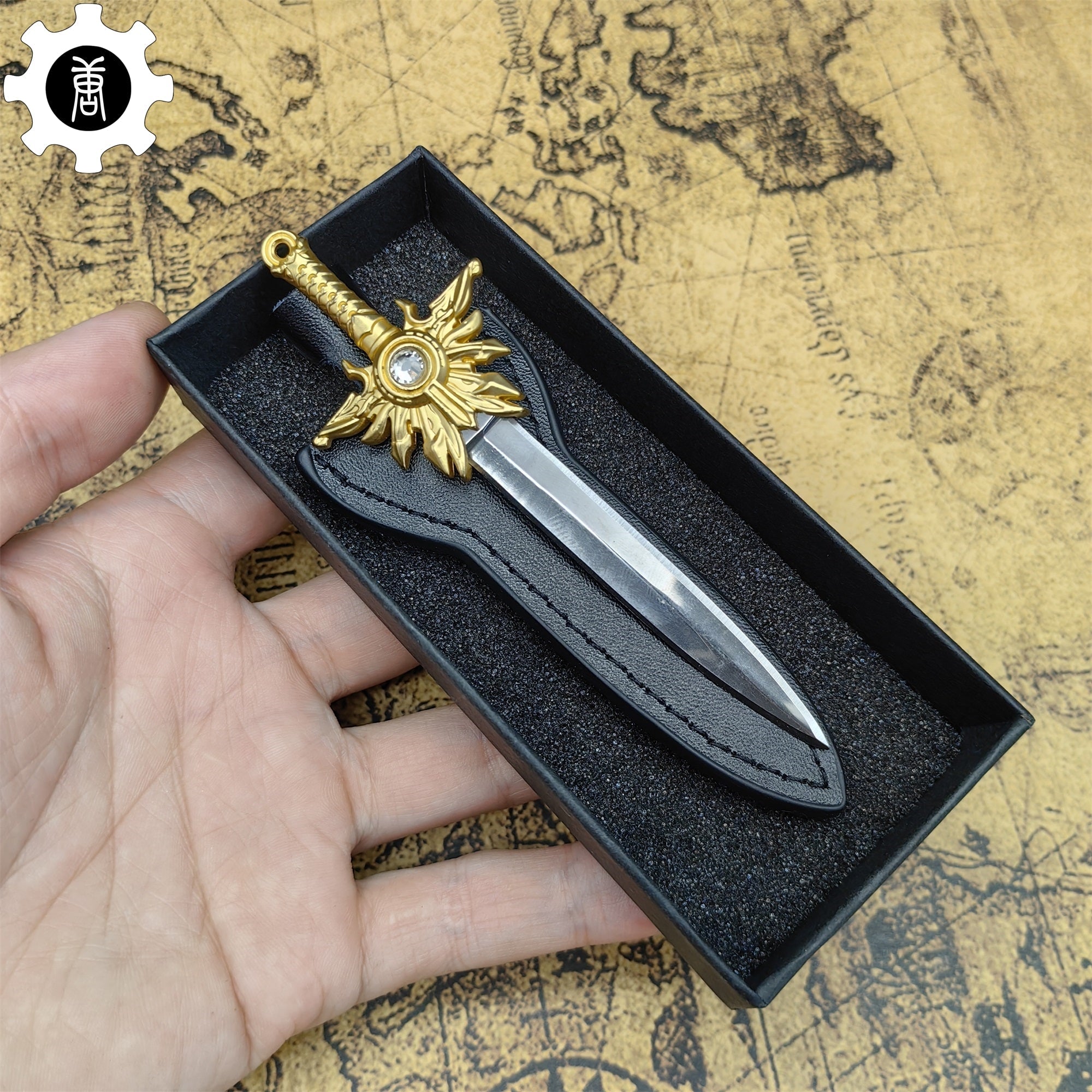 EDC Knife Mini Unboxing Tool 8 In 1 Pack Tyrael Sword - Tophatter Daily Deals