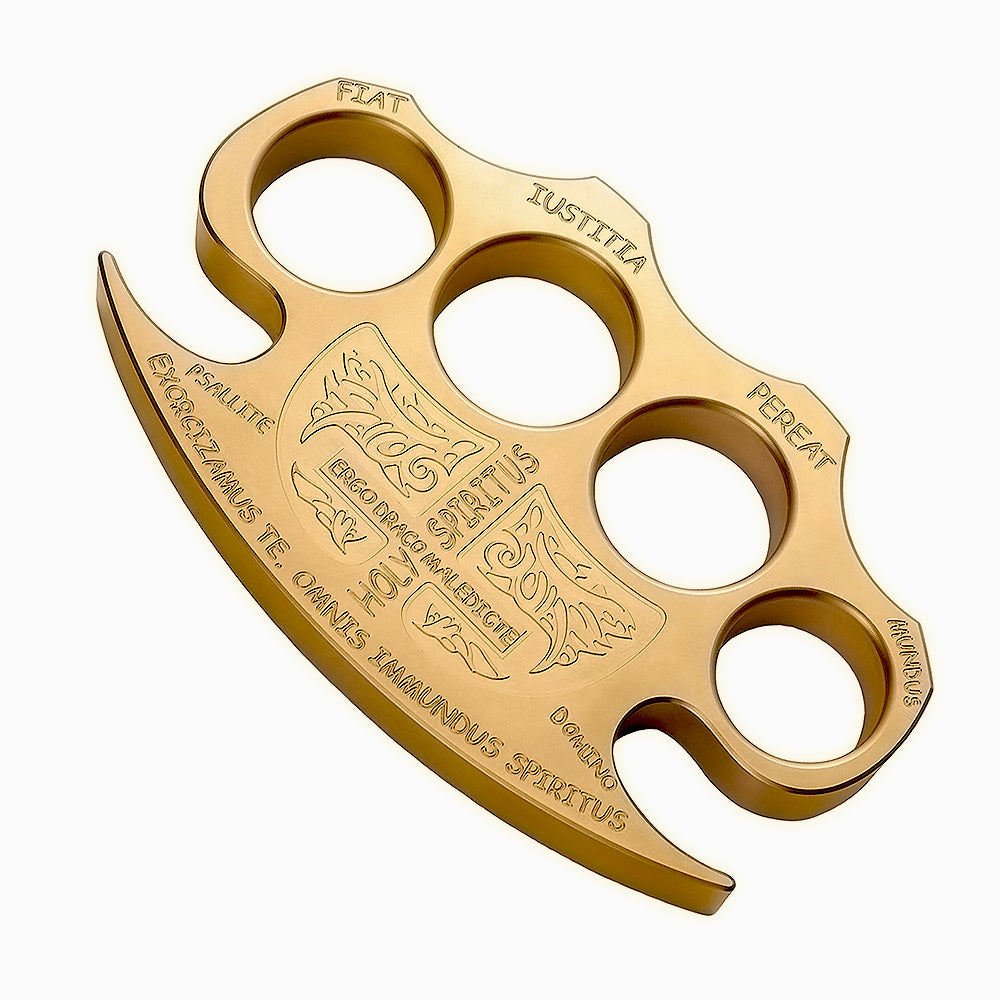 Constantine Holy Spiritus EDC Brass Knuckles Weapon Brass Knuckles - Tophatter Daily Deals