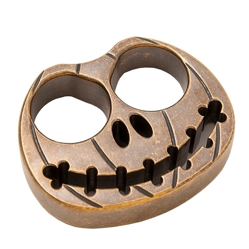 Big Pumpkin Antique Finish EDC Brass Knuckles Brass Knuckles - Tophatter Daily Deals