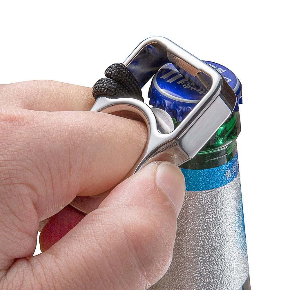 Full 304 Stainless Steel EDC Knuck Bottle Opener Multi Tool Brass Knuckles - Tophatter Daily Deals