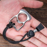 Full 304 Stainless Steel EDC Knuck Bottle Opener Multi Tool Brass Knuckles - Tophatter Daily Deals