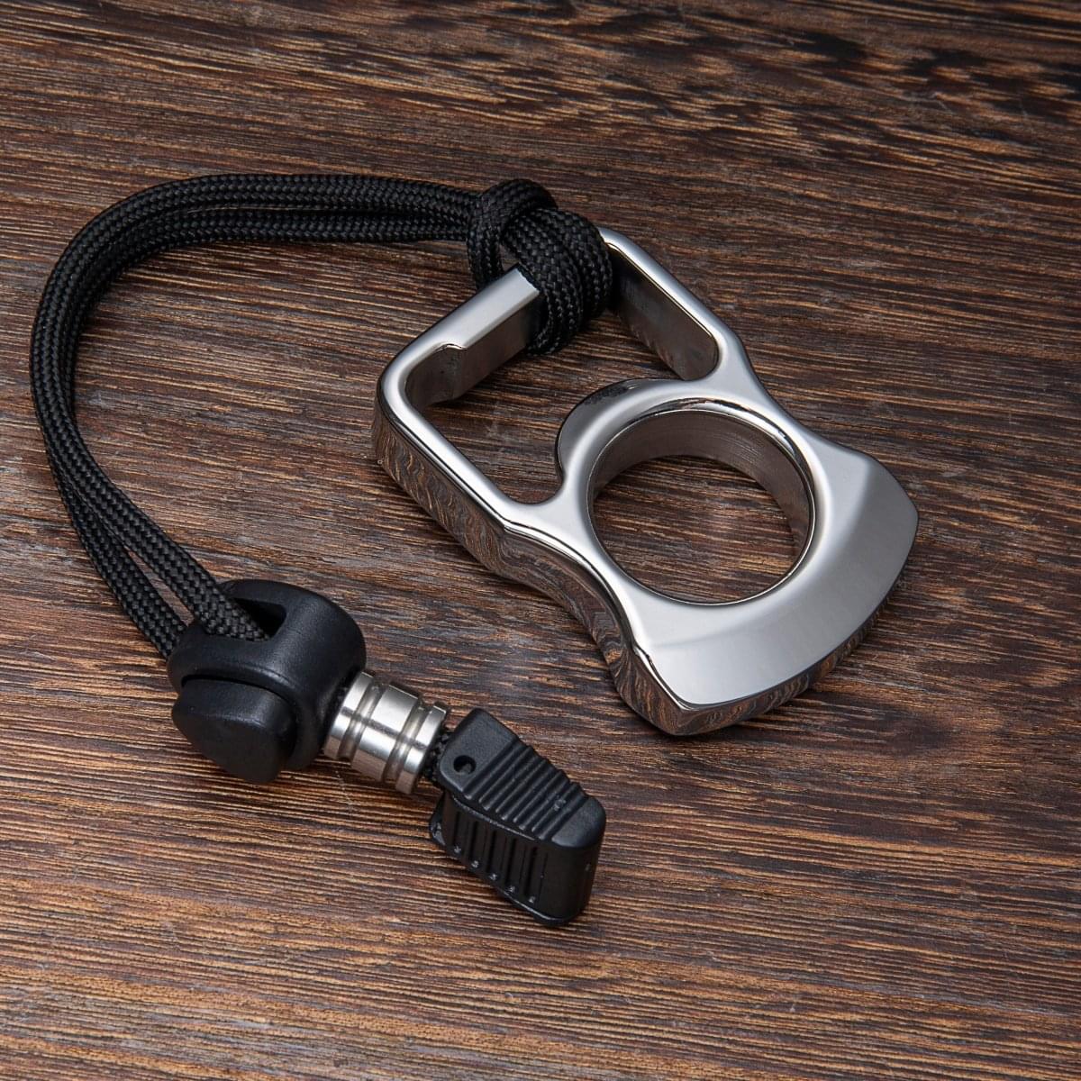 Full 304 Stainless Steel EDC Knuck Bottle Opener Multi Tool Brass Knuckles - Tophatter Daily Deals