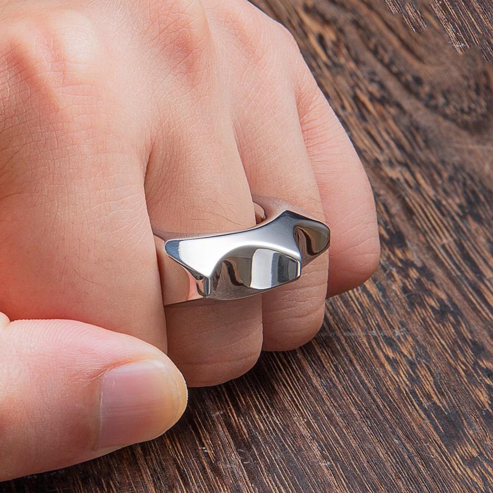 2023 New Full 304 Stainless Steel EDC Knuckle Single Finger Brass Knuckles - Tophatter Daily Deals