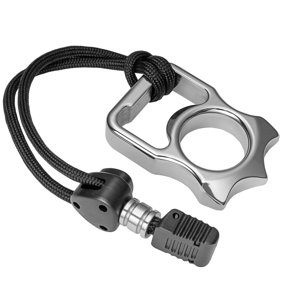 2023 New Full 304 Stainless Steel EDC Knuckle Single Finger Brass Knuckles - Tophatter Daily Deals