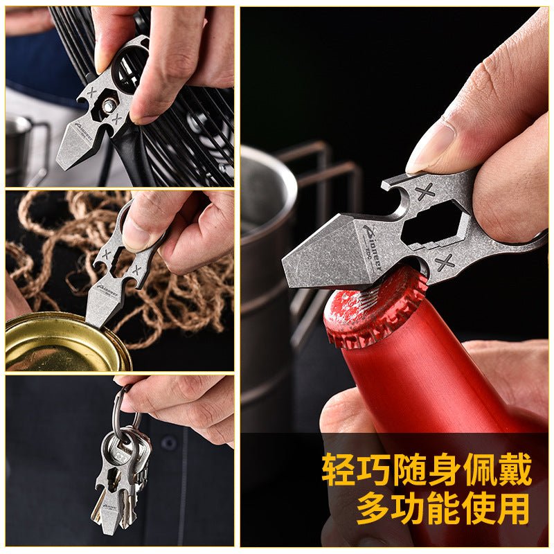 2023 NEW Titanium EDC Self Defense Keychain Multi Tool EDC Gadgets - Tophatter Daily Deals