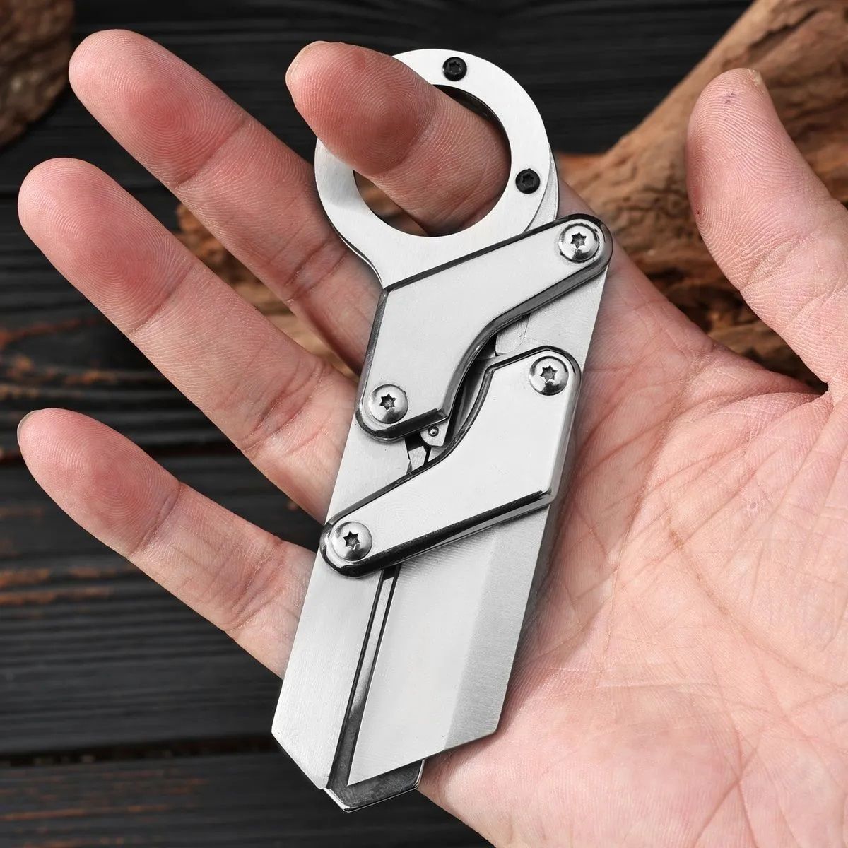 EDC Mechanical Folding Knife - Tophatter Daily Deals