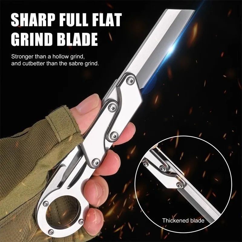 EDC Mechanical Folding Knife - Tophatter Daily Deals