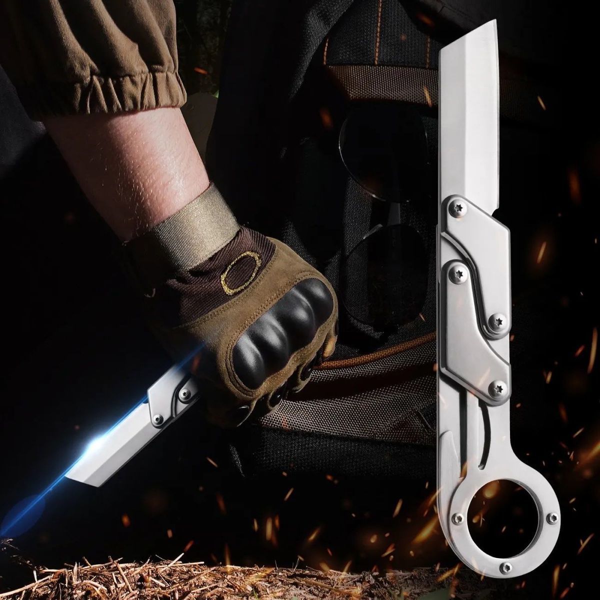 EDC Mechanical Folding Knife - Tophatter Daily Deals