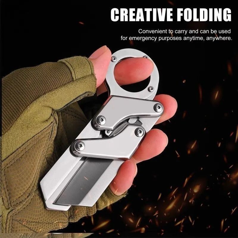 EDC Mechanical Folding Knife - Tophatter Daily Deals
